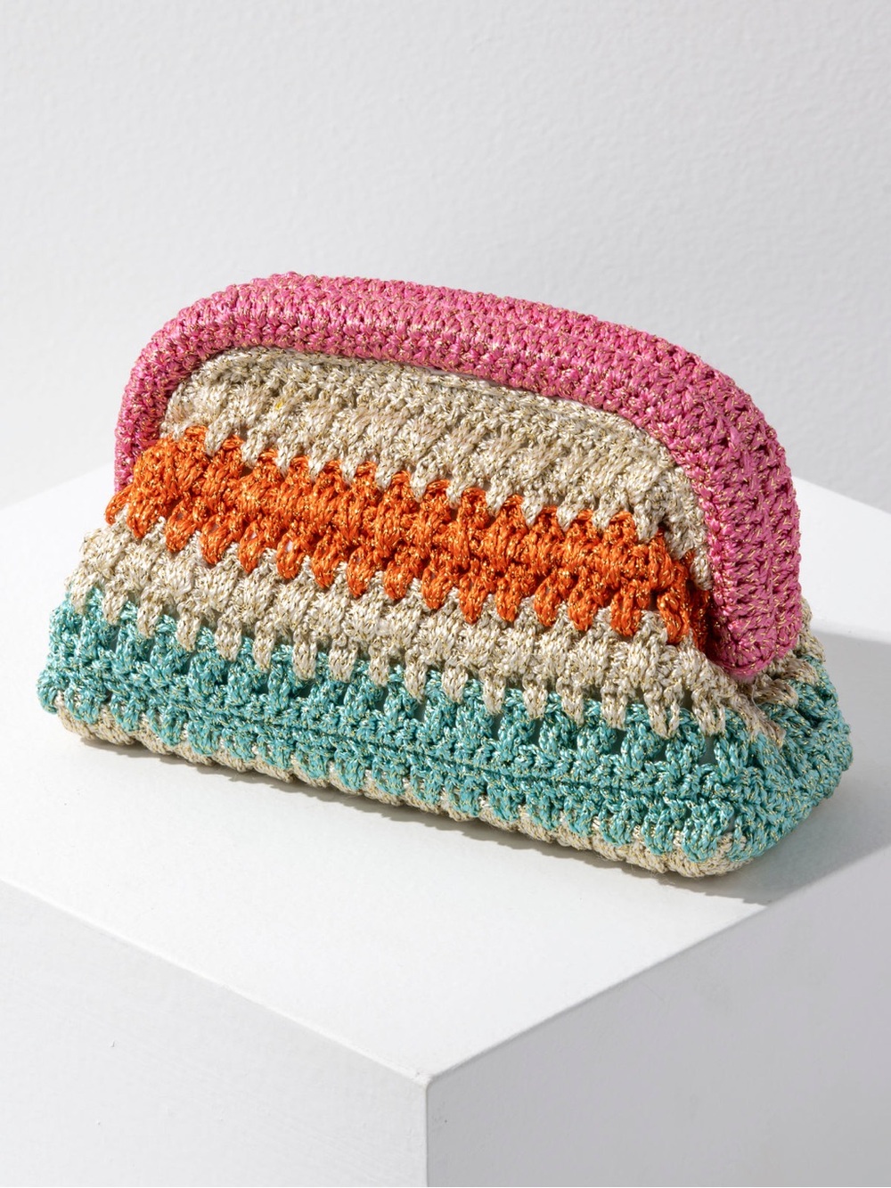 Shiraleah Luna Crochet Clutch